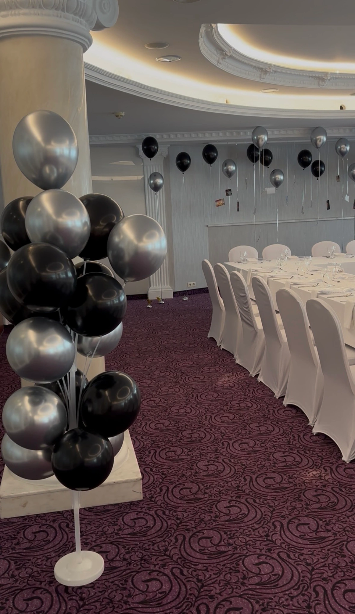 Balony z helem i personalizowane akcenty na osiemnastkę